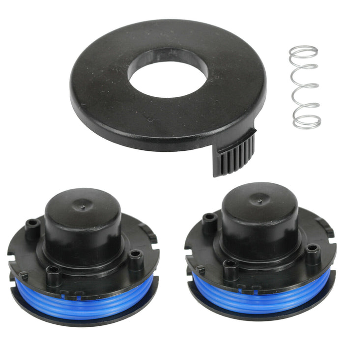 Strimmer Line 2 x Spools + Cover for Qualcast Challenge McGregor GT2317 Trimmer