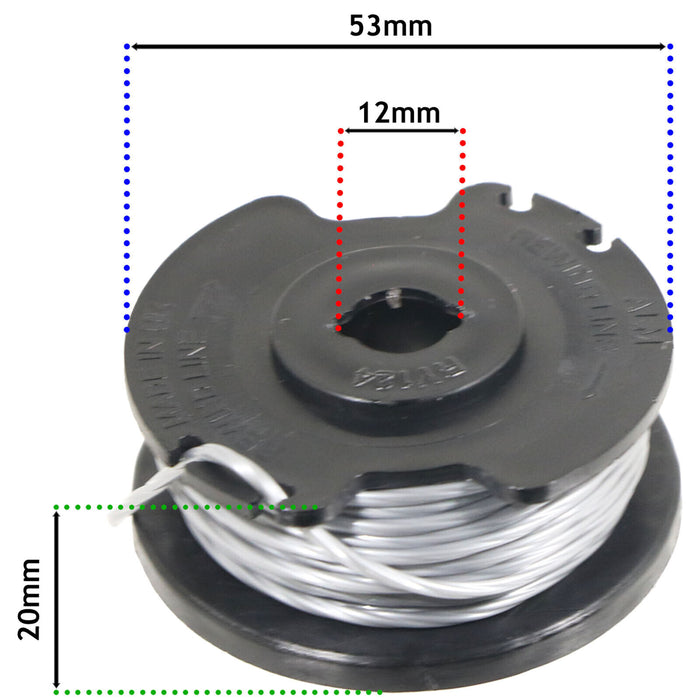 Line Spool for WEBB WEV20LT Strimmer Trimmer WE143-301100043 6m 1.5mm