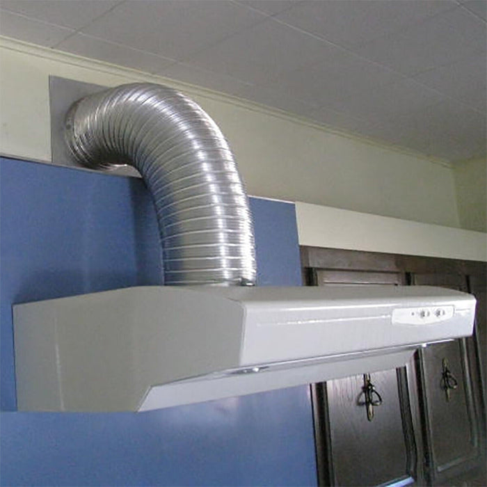 Semi Rigid Aluminium Hose Duct Flexible Exhaust Pipe (5" / 127mm x 3m)