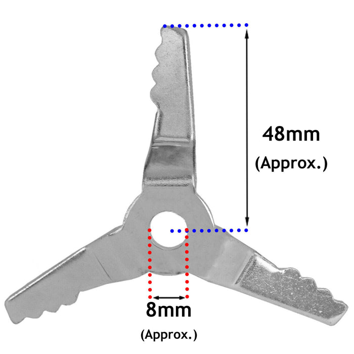 Shredder Blades for Stihl SH55 SH56 SH56C SH85 SH86 SH86C Leaf Blower Vacuum x 3