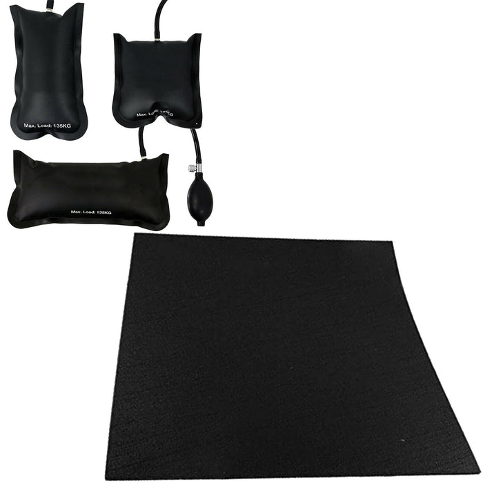 Universal Washing Machine / Tumble Dryer Anti Vibration Mat + Shock Absorbing Stabiliser Pads