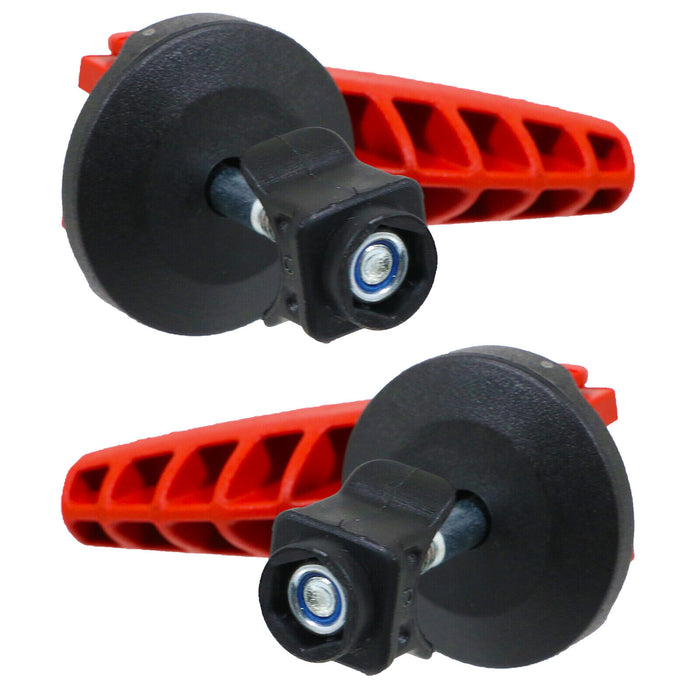 Pack of 2 genuine BOSCH Lawnmower Handle Clamp Levers 3600HA4209 AQUATAK CLIC GO ARM AXT RAPID