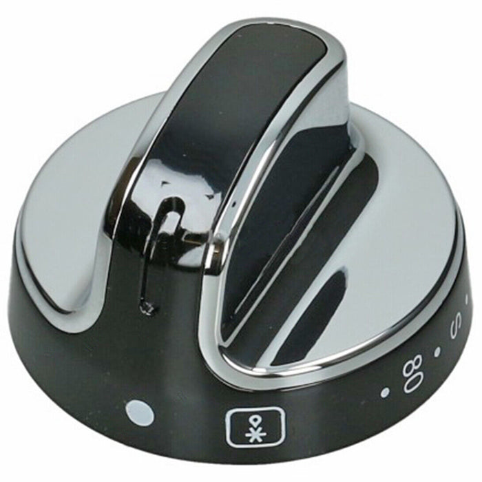 STOVES NEW WORLD Oven Knob Switch Cooker Temperature Dial Silver Black 444442687 083157008