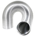 Semi Rigid Aluminium Hose Duct Flexible Exhaust Pipe (6" / 152mm x 3m)