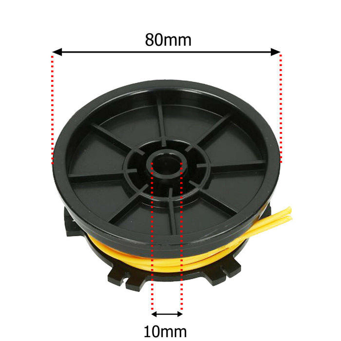 2.4mm Dual Spool & Line for HOMELITE D630CD D830CB F3035 Strimmer
