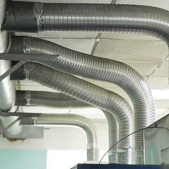 Semi Rigid Aluminium Hose Duct Flexible Exhaust Pipe (5" / 127mm x 3m)