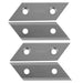Shredder Blades for ALKO 1800 2200 H1300 H1600 H1800 H1800RS H3000 H3200 5000E (Pack of 4)