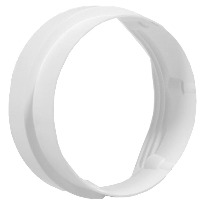 Vent Hose Connector Adaptor Threaded Duct Pipe Outlet Ring (5" / 125mm)