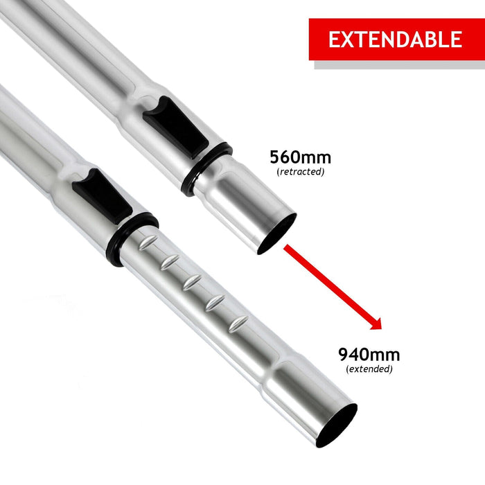 Vacuum Cleaner Telescopic Rod Extension Tube Pipe for Nilfisk (35mm)