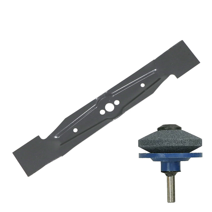 Blade for Flymo Power Compact 330 PC330 Lawnmower Mower 33cm 13" FLY006 + Sharpener