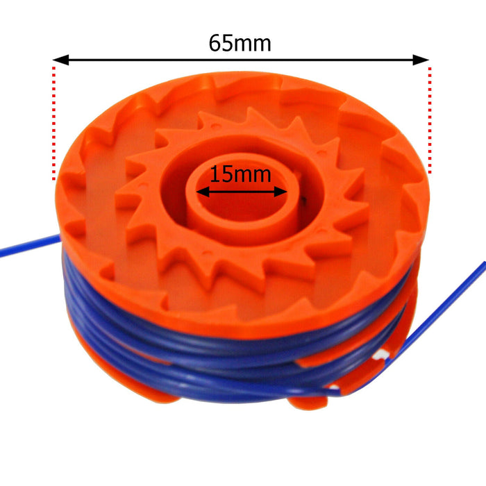 Dual Strimmer Line Spool Head Base Cover Cap for MCGREGOR 350w MET3525 Trimmer